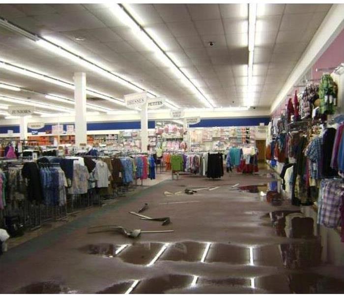 flood at a retail store